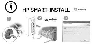 Angelehnt an das Windows Plug&Play-Konzept stellt die HP Smart Install Technologie sicher, dass der richtige HP Treiber automatisch installiert wird.