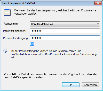 ViPNet SafeDisk zum ersten Mal starten Nach der Installation von ViPNet SafeDisk können Sie Ihre sensiblen Daten schützen.