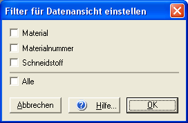 54 speed&feed Hilfe Die berechneten Werkzeugdaten, werden der Teilekalkulation zugeordnet und neu bewertet, siehe Änderung der Summe Kosten unter den Kalulationsdetails. 7.1.6.