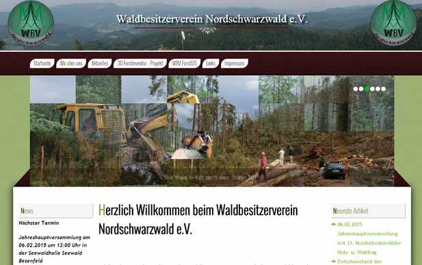 300 ha Waldfläche insgesamt 6650 ha Vereinsaktivitäten 2014 Projekt 3D Forstinventur /