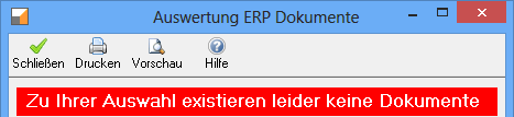 Arbeitshandbuch ERP Auswertung ERP-Dokumente TreesoftOffice.org Abbildung 2.1.2: Druckversuch bei nicht gewählter Dokumentenart 2.