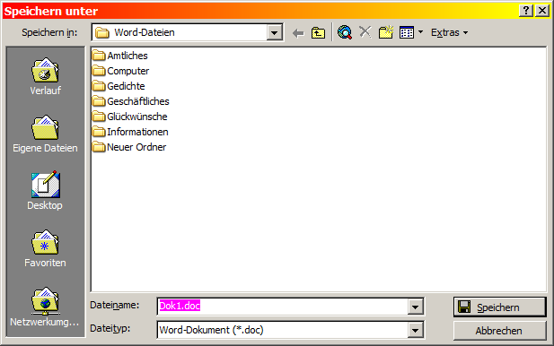 Speicherort für Word-Dateien ändern Erst den Reiter Speicherort für Dateien anklicken.