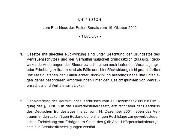 Aufbau von Gerichtsentscheidungen Zusammenfassung der