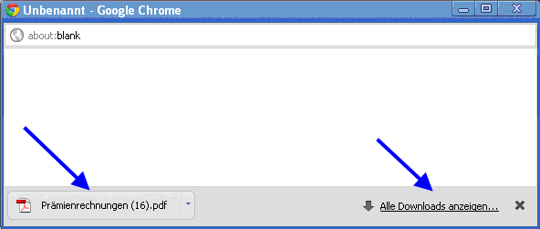 C. Besonderheiten von Chrome Gehen Sie folgendermassen vor, um die Pop-up-Fenster in Chrome zuzulassen.
