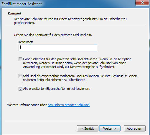 Mentana-Claimsoft AG Seite 7 2. Als nächstes geben Sie die Datei an, die importiert werden soll. Hier sollte schon die richtige eingetragen sein.