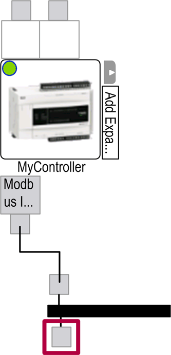 Serielle Leitungskonfiguration für den Modicon M238 Logic Controller Hinzufügen eines Geräts auf dem Modbus-E/A-Scanner So fügen Sie