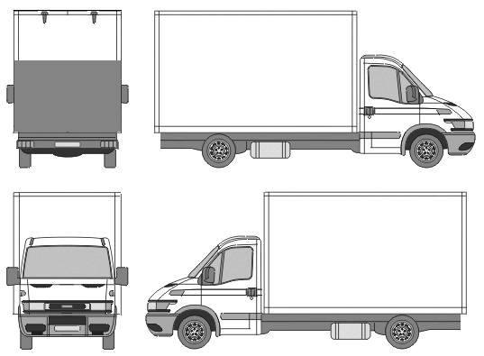 6.5. Werbeflächen auf Fahrzeugen Folgende Flächen können als Werbefläche für ein Firmensponsoring verwendet werden.