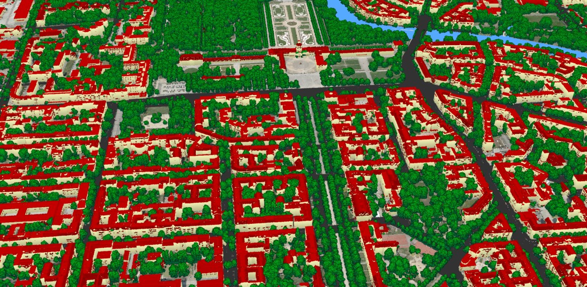 000 Gebäude Projektbeteiligte: Datengrundlage: 3D-Punktwolke 2009 5-10 Punkte/m² 5 Mrd.