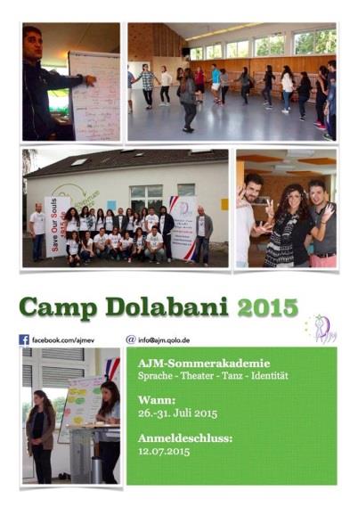 25.06.2015 Camp Dolabani 2015 Auch dieses Jahr findet wieder das Camp Dolabani statt, wo neben der Geselligkeit auch Kulturelles einen festen Platz haben wird.