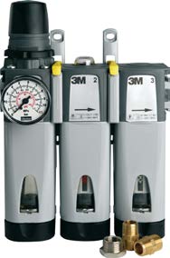 Optimal geeignet für alle druckluftunterstützten Atemschutzsysteme, z. B. Druckluft Atemschutz-Systemset S200+ oder Druckluftregler V500.