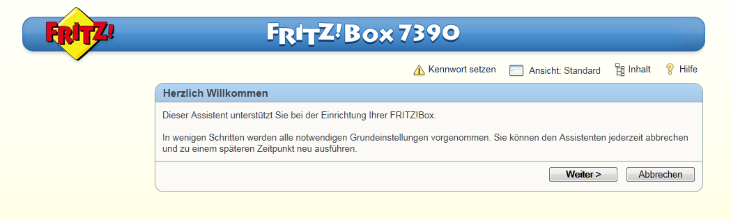 2. PC und Fritzbox verbinden Im Anschluss an die Konfiguration muss Ihr PC mit der Fritzbox per Netzwerkkabel verbunden werden.