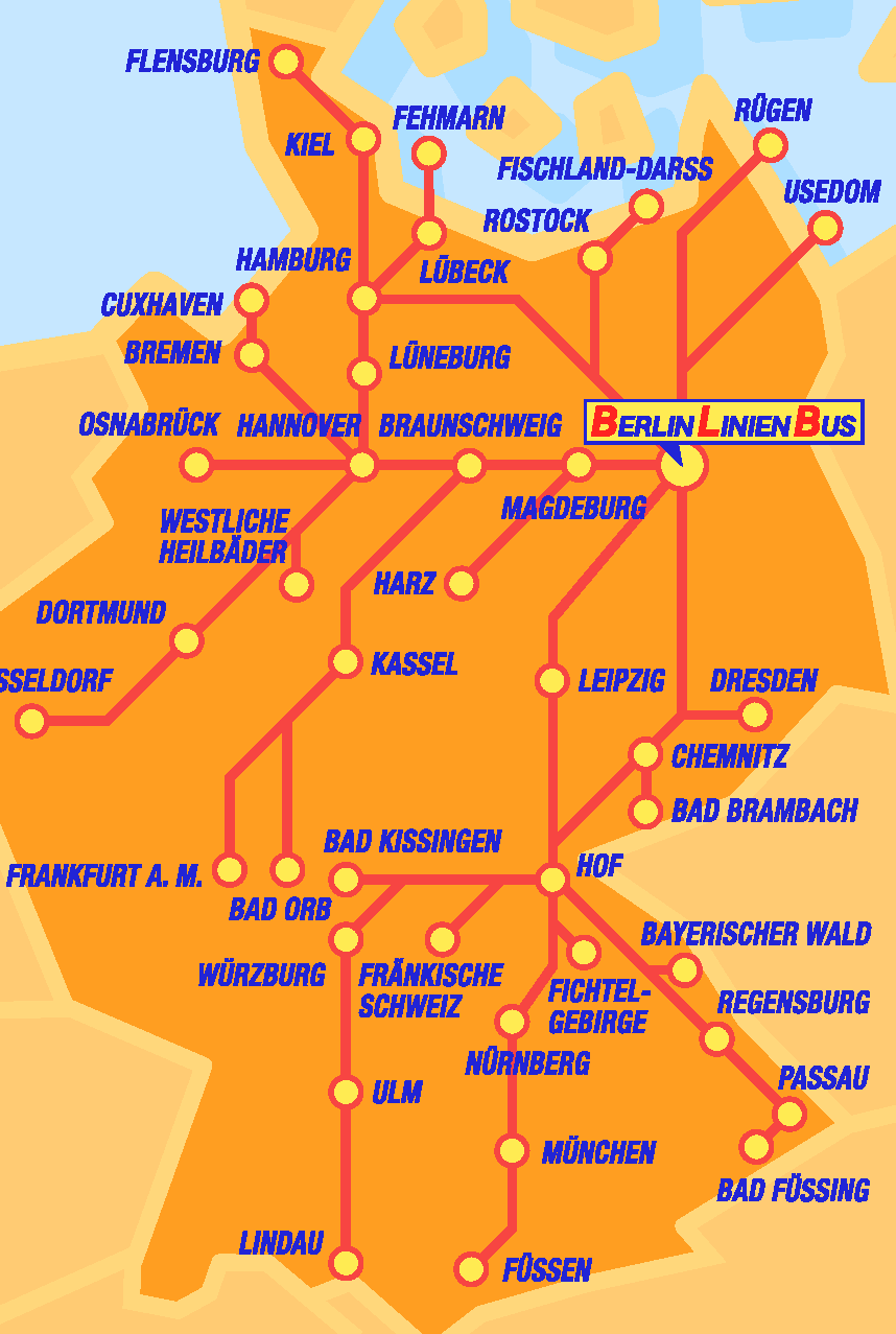 Rechtslage PBefG Berlin-Verkehr (BERLIN LINIEN BUS) Berlin-Verkehr Bestandsschutz alter DDR-Linien Sternförmige Verkehre ab Berlin Niedrige Frequenzen (max.