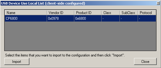 Konfiguration Durch Setzen des Häkchens in der Auswahlbox Ignore on Client werden die am Client konfigurierten Use Local List Einträge ignoriert und nur die vom Host PC aus konfigurierte Use Local