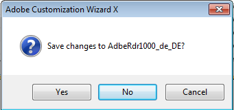 Hierfür wählt man Transform Generate Transform. Im Dialogfenster (siehe Abbildung) wird die Datei mit der.mst gespeichert.