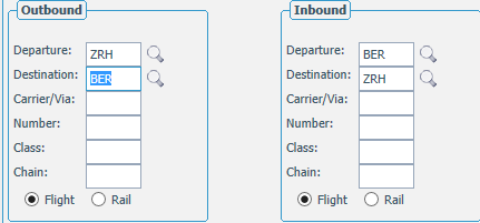 2.1 Einstieg / Suchmaske Einstieg im TourOnline via Vendorlist Auswahl Kuoni -> Kuoni Citytrips Auswahl: Hotel mit Transport oder Hotel