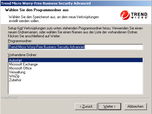 Trend Micro Worry-Free Business Security Advanced 6.