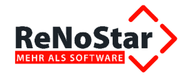 Systemvoraussetzungen: ReNoStar 10.0 Version 10000 (gültig für ReNoStar Basisversion. Für Erweiterungen/Zusatzmodule sind die jeweils gültigen Systemvoraussetzungen zu beachten!