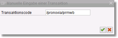 Workbench 3 Workbench Die ProNovia SAP PLM ProcessManager Workbench ist die SAP-PLM Anwendung um KOFIMA-Items anzulegen, zu manipulieren oder anzuzeigen. 3.1 Start Die ProNovia SAP PLM ProcessManager Workbench wird über die SAP-PLM - Transaktion /PRONOVIA/ WB gestartet.