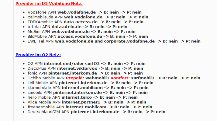 in diesem Fall : internet.