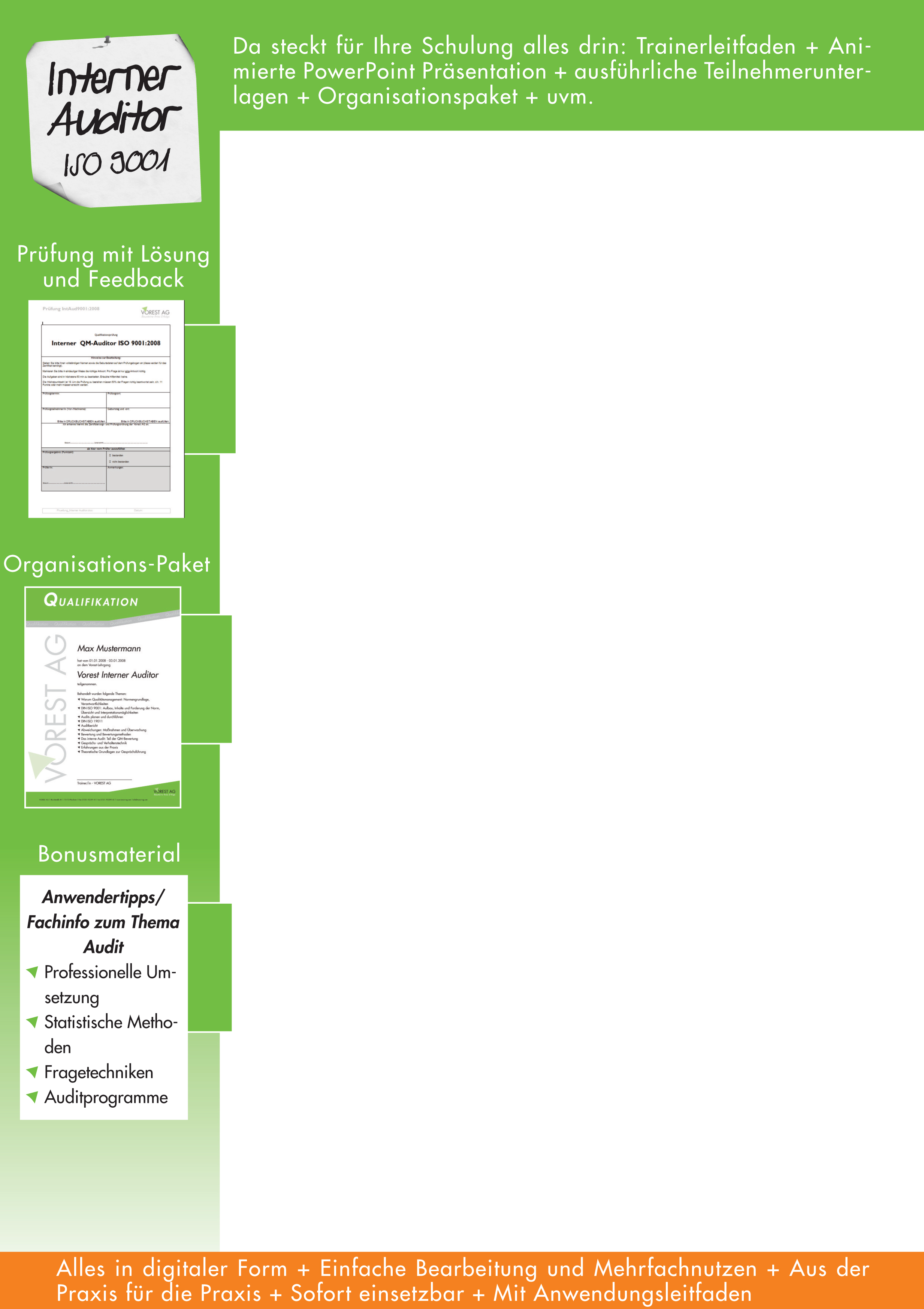 Interner Auditor ISO 9001:2008 Teil 4 Bewertung und Berichterstattung, Bewertungsfehler - Präsentation Interner Auditor - Bewertung, Bericht, Bewertungsfehler - Bewertung des Audits Auditbericht
