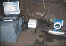 Messung der Partikelkonzentration in Dünnschlamm aus der Vakuumentgasung In der Stahl- und Metallindustrie werden Kühlwässer eingesetzt.