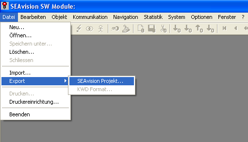 5. Daten 5.1 Datenformat Die SEAvision Software basiert auf einer MS-Access Datenbank. Die Plandaten werden von SEA im entsprechenden Format als MDB-Dateien ausgeliefert.