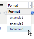 Klassenformate in Format/Styles-DropDown-Feld anbieten Um dem Wysiwyg-Anspruch gerecht zu werden, muss die CSS-Datei, die den Inhalt später mit den Style-Informationen verknüpft und ins Layout setzt,