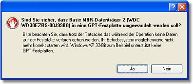 279 Windows-Betriebssysteme seit Vista benötigen den GPT Loader nicht, daher lässt er sich nur unter Windows XP 32/64-Bit installieren. 3. Starten Sie das System nach der Installation neu. 4.