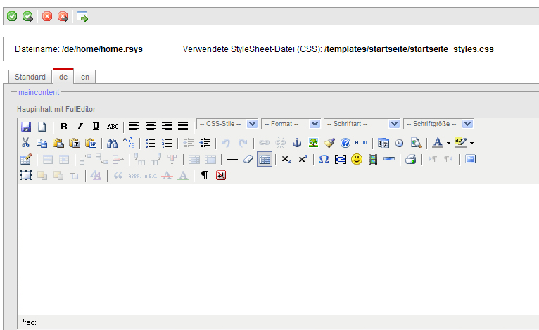 Schritt 3: Seite editieren Um eine Datei zu bearbeiten, klicken Sie zuerst auf die Datei.