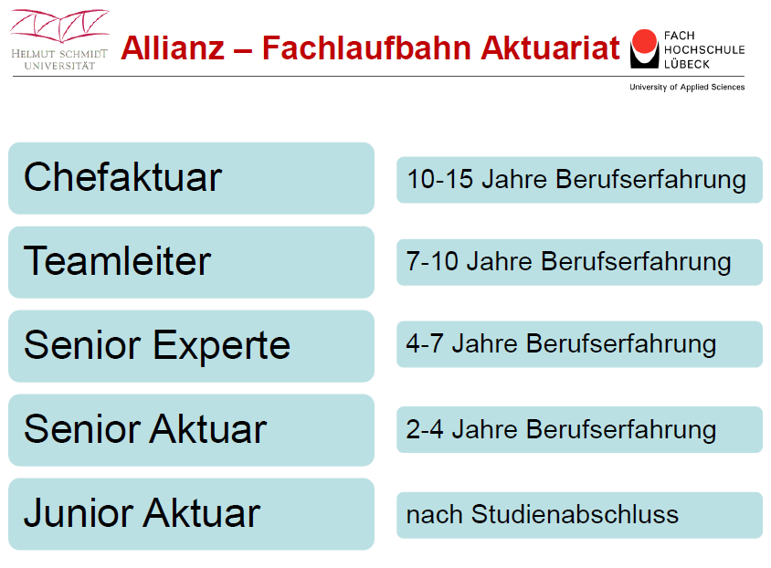 Laufbahnmodelle Beispiel: Allianz 11.12.
