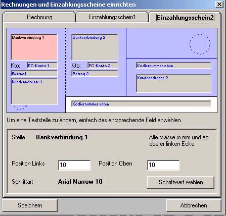 2. Wechseln Sie nun in die Registerkarte ESR- Zahlungsverfahren. Hier stellen Sie auf 9-stellige Teilnehmer-Nr. um.