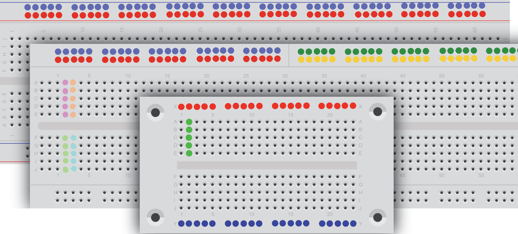 Was bisher geschah Batterie und Steckboard Die 9-V-Blockbatterie versorgt die meisten Experimente im Buch mit der notwendigen Energie.