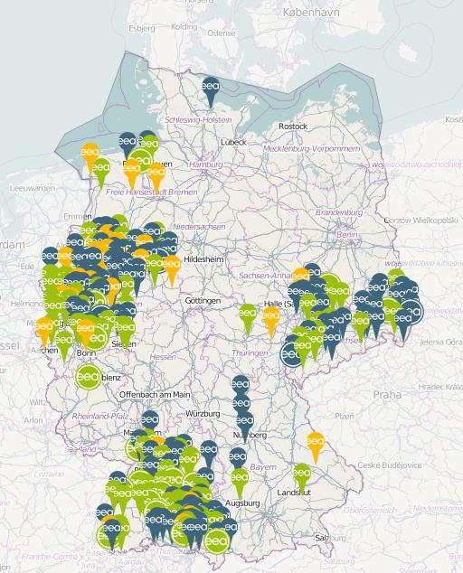 eea-kommunen in Deutschland 283 teilnehmende Städte, Gemeinden und Landkreise (Stand