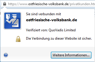 Die Online-Filiale www.ostfriesische-volksbank.