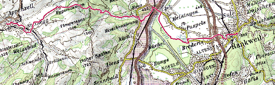 at 9 Rankweil Appenzell Am Appenzellerweg über Grenzen und Rhein Von der Ebene des Rheintals in die Hügel des südlichen St.