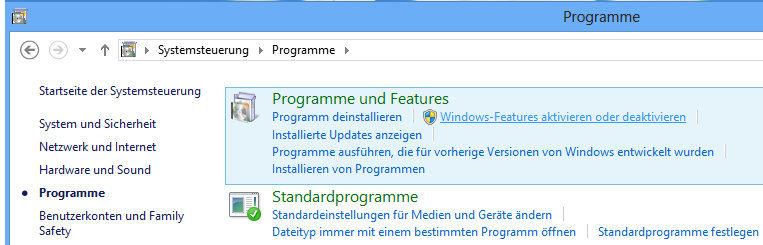 1 wird aber vom Windows 8 Betriebssystem nicht unterstützt und der Versuch der Installation daher abgewiesen bzw. mit einer Fehlermeldung quittiert. Die Installation des MS Framework 1.