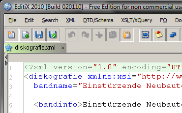 1. Grundausstattung XML Editoren mit XSLT Unterstützung (Auswahl) XML Copy Editor (frei) <oxygen/> (komm.