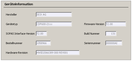 4.2 Parametrieren im Gateway Mode Wird das CDF600-21xx im Gateway Mode betrieben (Drehcodierschalter auf 2,3,4 oder 5) und der PC mittels USB verbunden, so erscheint beim Scannen das CDF600-21xx