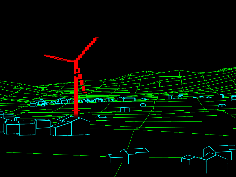 Abb.: air-traffic visualization (J.