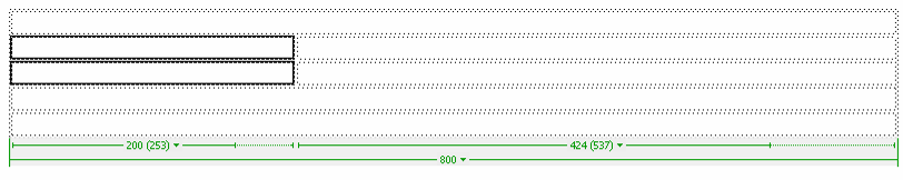 Tabelle Professionelle Seiten werden meist über Tabellen strukturiert.