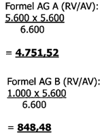 Beispiel 2 Mehrfachbeschäftigung im Rechtskreis West / das Arbeitsentgelt von AG A wird auf BBG vor der Verhältnisrechnung gekappt. BBG RV/AV BBG KV/PV BBG RV/AV BBG KV/PV KV/PV: 1.