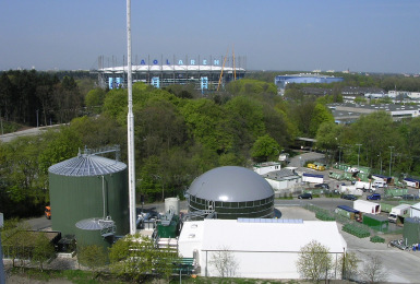 Energieerzeugung aus organischen Abfällen Information zur Biogasanlage