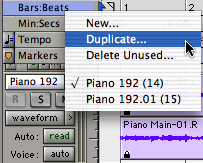 7 Legen Sie einen neuen Audio-Track an (File > New Track). 8 Wählen Sie im Grabber-Popup-Menü das Separation Grabber-Tool.
