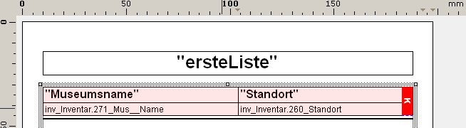 Beispiel: Beschriftung der Objekte in der Kopfzeile 27 Beispiel: Inhalt der Objekte in der Kopfzeile