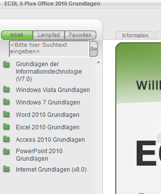 Ein ganz besonderes Feature bietet Ihnen der ECDL 5 in der Version Office 2010: Das Modul 2 des