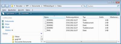 Erstellt am: 07.03.2016 15:53 afterbuy:belegexport https://www.wiki.fibu-schnittstelle.de/doku.php?id=afterbuy:belegexport Windows Explorer öffnen Sie haben nun die Postversanddateien erstellt.