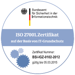 .3.2012) BSI-Re-Zertifizierung 2012 (gültig bis 31.3.2015) Weiterhin erstes kommunales Service-Rechenzentrum Ohne