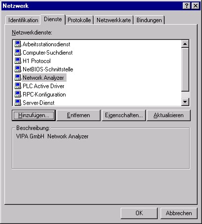 Handbuch VIPA WinNAT-Demo Installation des Treibers Mit WinNAT wird ein spezieller Treiber mitgeliefert.