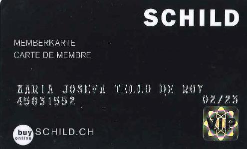 KUNDENKARTE DIE SCHILD MEMBERKARTE Kostenlose Memberkarte mit attraktiven Memberrabatten.