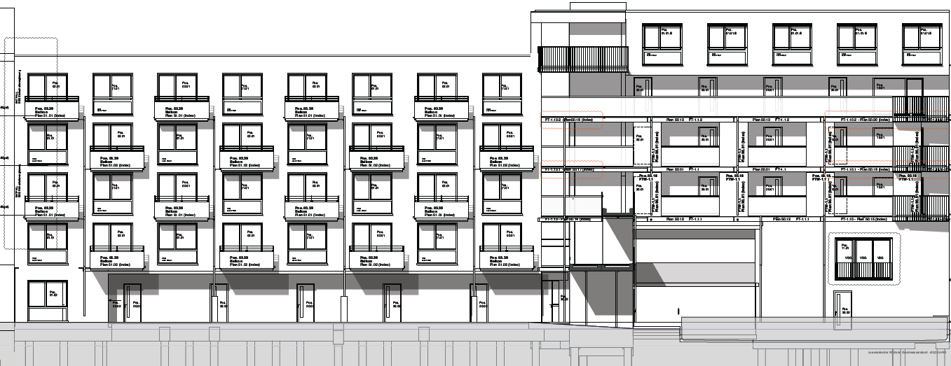 Wohnungsneubau 9 Wattstr. 2-4 in Berlin-Oberschöneweide Neubau eines Wohngebäudes für betreutes Wohnen 60 Wohneinheiten 2 gewerbliche Einheiten Fläche: ca. 5.